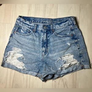 American Eagle Women’s Denim Mom Shorts